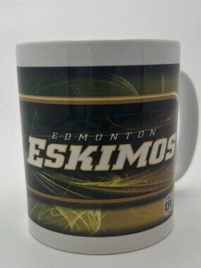Official CFL Edmonton Eskimos Ceramic Coffee Mug 11 oz NWT